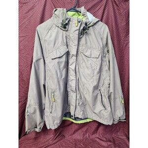 Killtec 4x Tec 2000 women's jacket Size 16. Light Beige, Lime Green. Many Pocket